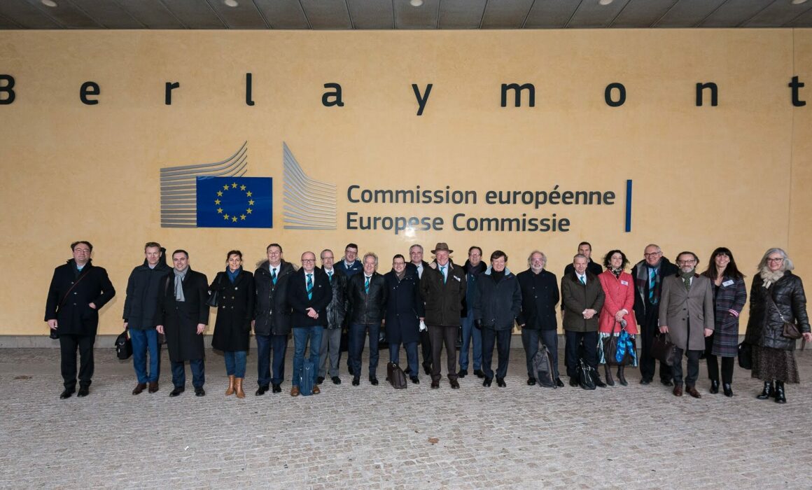 Photo de groupe à Bruxelles