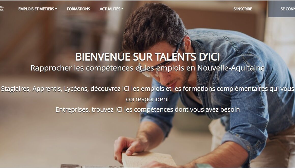 Page d'accueil Talents d'Ici